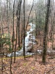 Stream and waterfall in West Virginia Allegheny Mountains