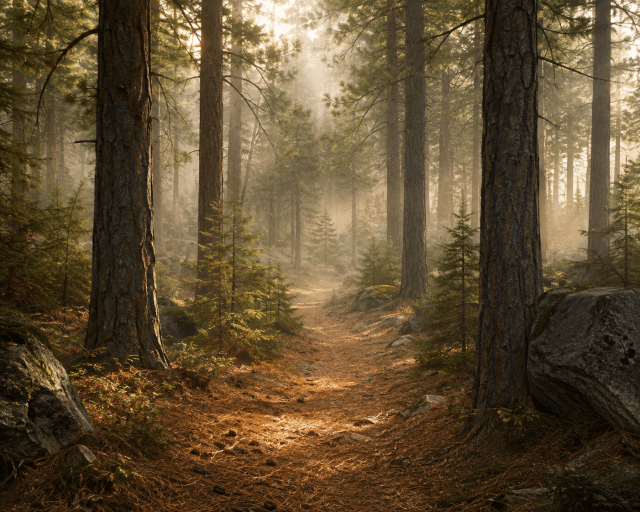 Pine forest