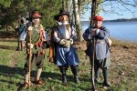 Re-enactors who struggled to sound English