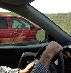 Texting on I-64a